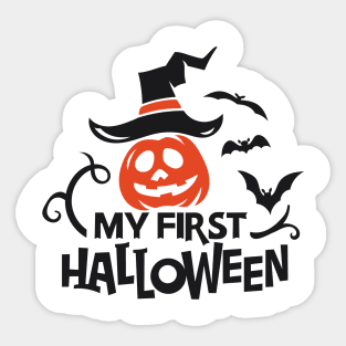 My First Halloween Sticker